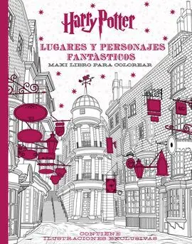 Harry Potter Lugares y Personajes Fantásticos Maxi Libro Par