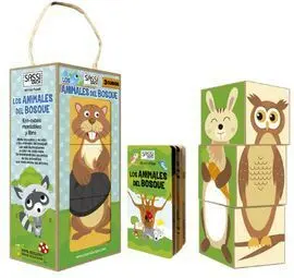 Los Animales del Bosque - Eco-Cubos + Librito