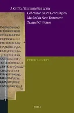 New Testament Tools, Studies And Documents, Volume: 55
