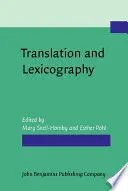 Translation And Lexicography