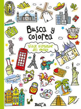 Busca y Colorea - Viaje Alrededor del Mundo