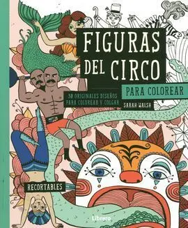 Para Colorear Retro Figuras de Circo