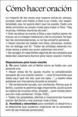 Cómo Hacer Oración