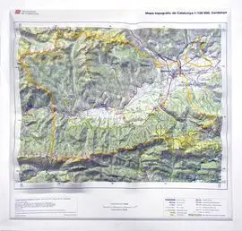 Mapa Topografic Relleu Cerdanya