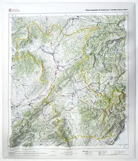 Mapa Topografic Relleu Ribera D'ebre