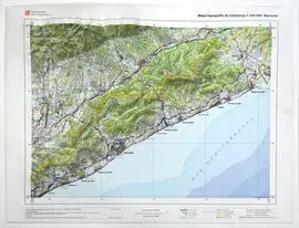 Mapa Topografic Relleu Maresme