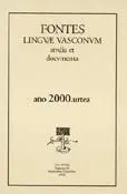 Fontes Linguae Vasconvm Nº20 Año 2015
