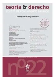 Teoria del Derecho Revista Número 22/2017