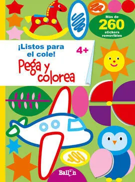 Pega y Colorea 4+