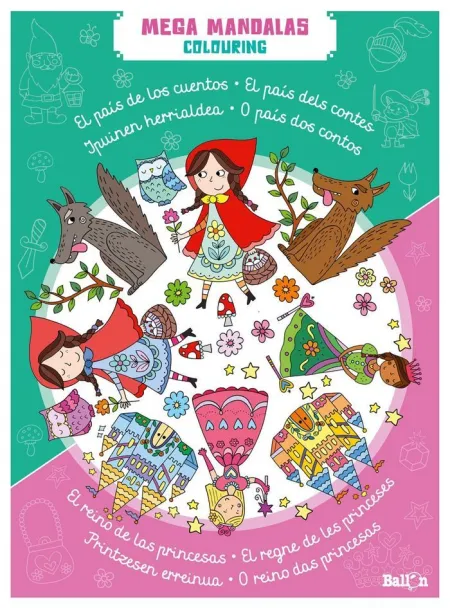 Reino de las Princesas /Mega Mandalas Colouring