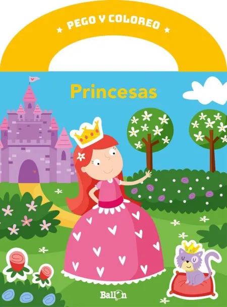 Pego y Coloreo - Princesas