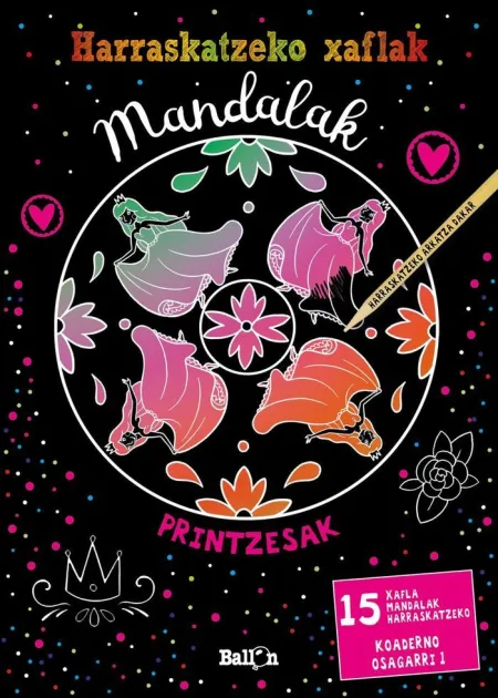 Printzesak Harraskatzeko Xaflak Mandalak