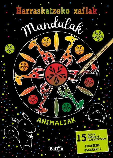Animaliak Harraskatzeko Xaflak Mandalak