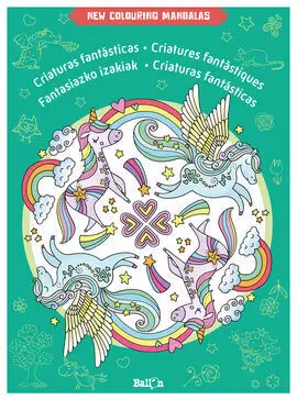 New Color Mandalas Criaturas Fantasticas
