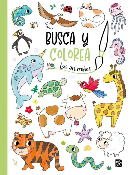 Busca y Colorea los Animales