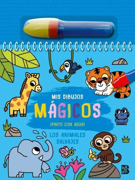 Pinto con Agua los Animales Salvajes