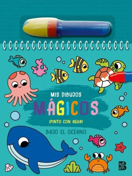 Pinto con Agua Bajo el Oceano