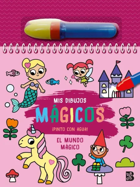 Pinto con Agua el Mundo Magico