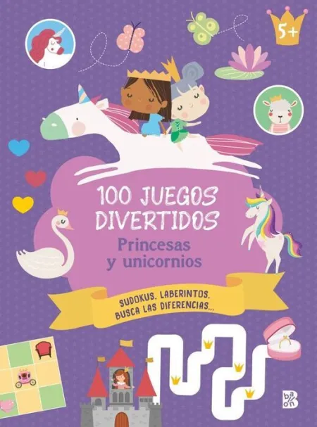 100 Juegos Divertidos- Princesas y Unico