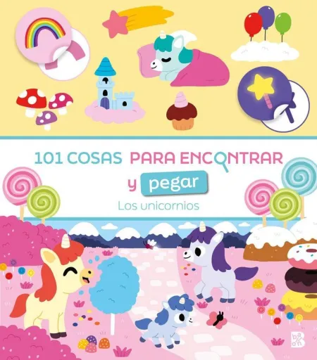 101 Cosas Encontrar y Pegar Unicornios