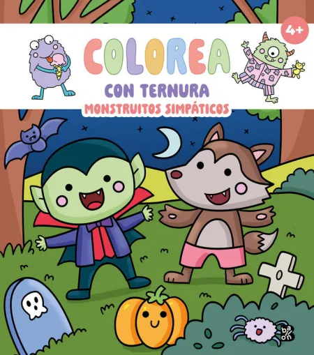 Colorea con Ternura -Monstruitos Simpáticos