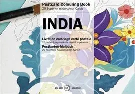 Postals Colouring Book India