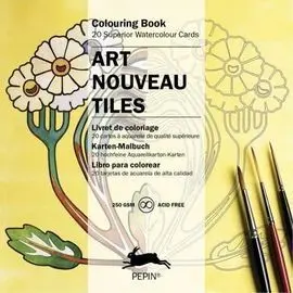 Art Nouveau Tiles: 20 Cards