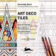 Colouring Book Art Deco Tiles