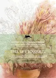 Still Life Bouquets Artists´colouring Book