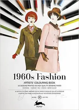 Artists´colouring Book. 1960S Fashion