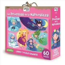 Las Princesas de la Naturalez. Libro y Puzle Gigante
