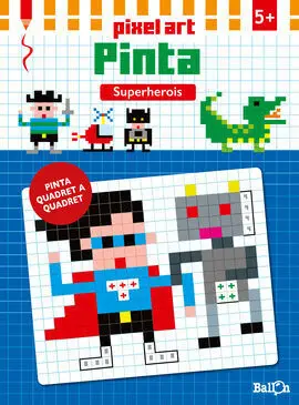 Pixel Art Pinta - Superherois