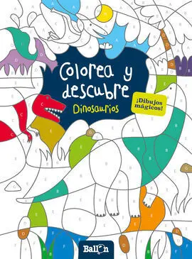 Colorea y Descubre - Dinosaurios