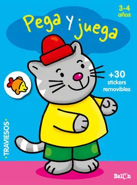 Pega y Juega 3-4 Años (Azul)