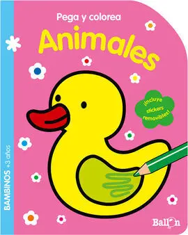 Animales (Pega y Colorea)