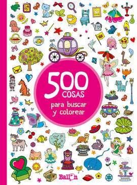 500 Cosas para Buscar y Colorear (Rojo)