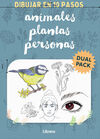 PACK DIBUJAR EN 10 PASOS PERSONAS Y ANIMALES Y PLANTAS