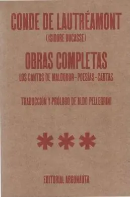 Obras Completas Conde de Lautreamont Isidore Ducasse
