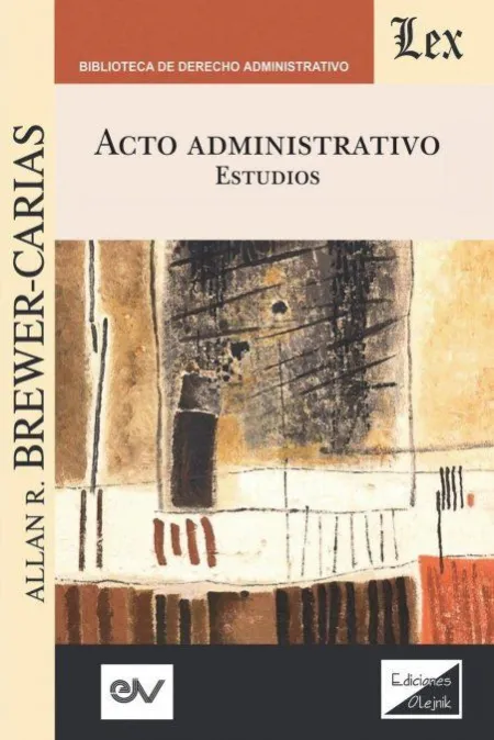 Acto Administrativo. Estudios