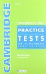 CAMBRIDGE PET PRACTICE TESTS CD3