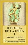 HISTORIA DE LA INDIA, I