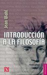 INTRODUCCIÓN A LA FILOSOFÍA