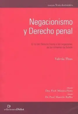 Negacionismo y Derecho Penal.