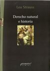 DERECHO NATURAL E HISTORIA