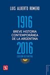 BREVE HISTORIA CONT. ARGENTINA 1916-2016