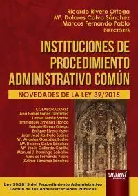 Instituciones de Procedimiento Administrativo Común 2016