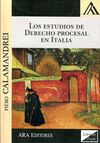 LOS ESTUDIOS DE  DERECHO PROCESAL EN ITALIA