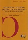 INEFICACIA Y NULIDAD DE LOS ACTOS JURÍDICOS PROCESALES Y ADMINISTRASTIVOS 2015