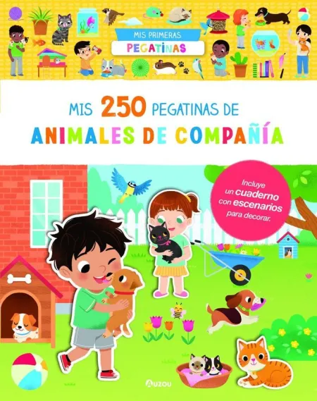 250 Pegatinas Animales Compañia.