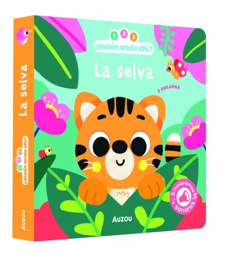 1, 2, 3, Quien Anda Ahi. La Selva. Libro de Sonido